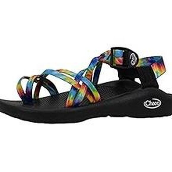 Chaco Z/Volv X2 Strappy Sandals - Rainbow Tie-dye | Like New | Size 7 - Picture 7 of 8